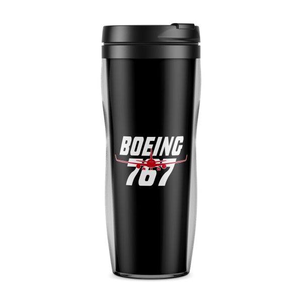 Amazing Boeing 767 Designed Plastic Travel Mugs Online