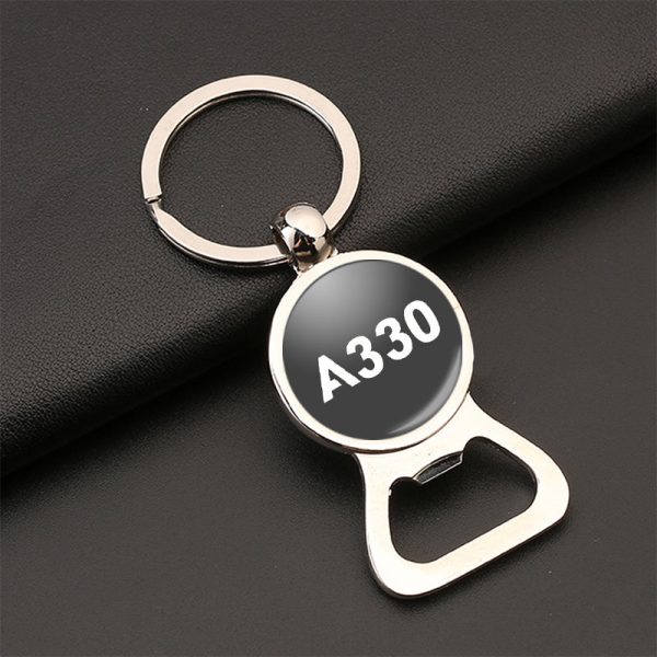 A330 Flat Text Designed Bottle Opener Key Chains Sale