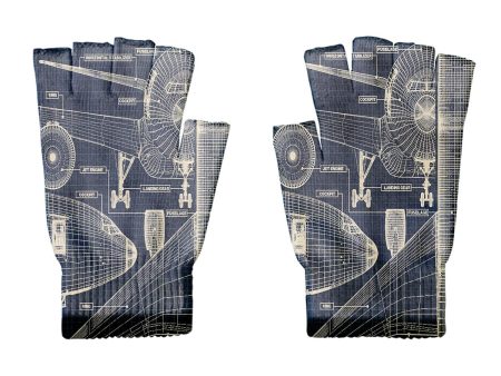 Airplanes Fuselage & Details Designed Cut Gloves For Cheap