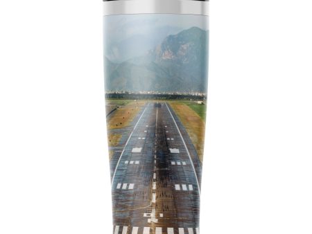 Amazing Mountain View & Runway Designed Stainless Steel Travel Mugs For Cheap