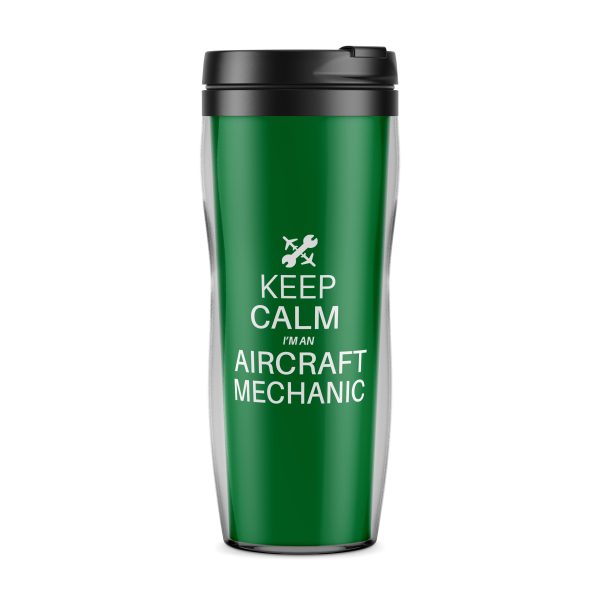 Aircraft Mechanic Designed Plastic Travel Mugs Hot on Sale