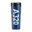 A320 Text Designed Plastic Travel Mugs on Sale