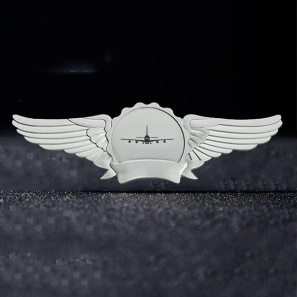 Airbus A380 Silhouette Designed Badges Online now