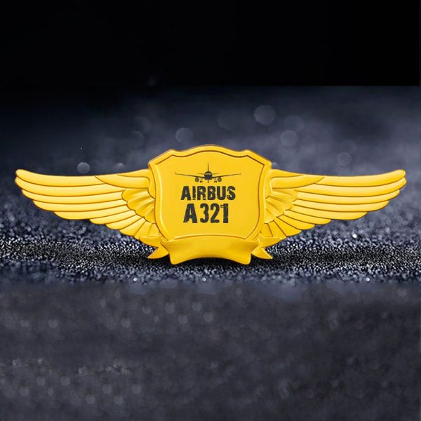 Airbus A321 & Plane Designed Badges Online now