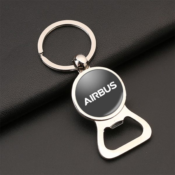 Airbus & Text Designed Bottle Opener Key Chains Sale