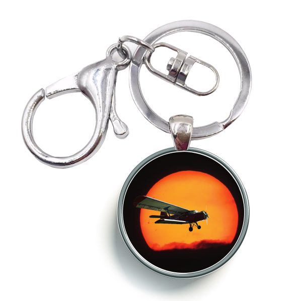 Amazing Antonov-2 With Sunset Designed Circle Key Chains Discount