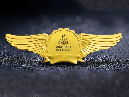 Aircraft Mechanic Designed Badges Sale