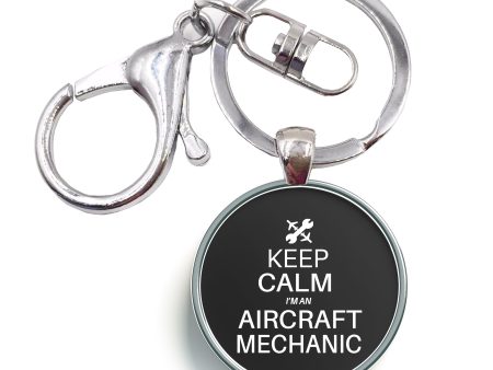 Aircraft Mechanic Designed Circle Key Chains Supply