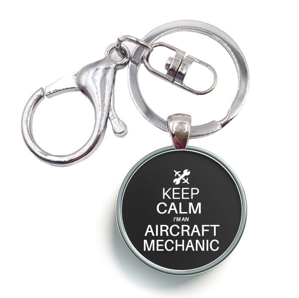 Aircraft Mechanic Designed Circle Key Chains Supply