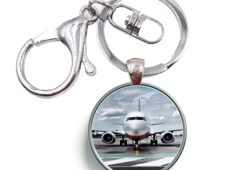 Amazing Clouds and Boeing 737 NG Designed Circle Key Chains Online now