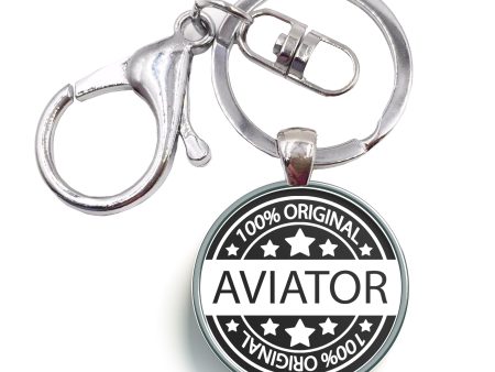 100 Original Aviator Designed Circle Key Chains For Discount