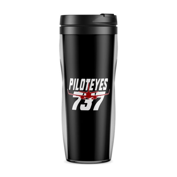 Amazing Piloteyes737 Designed Plastic Travel Mugs Hot on Sale