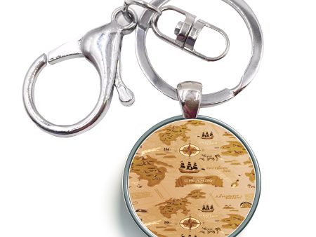 Adventurer Designed Circle Key Chains Fashion