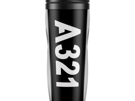 A321 Text Designed Plastic Travel Mugs Supply