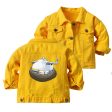 Antonov 225 Nesting Designed Children Denim Jackets on Sale