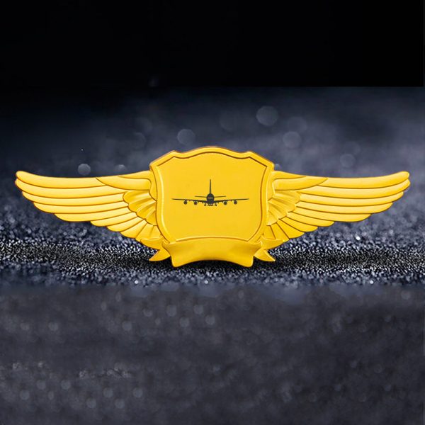 Airbus A380 Silhouette Designed Badges Online now