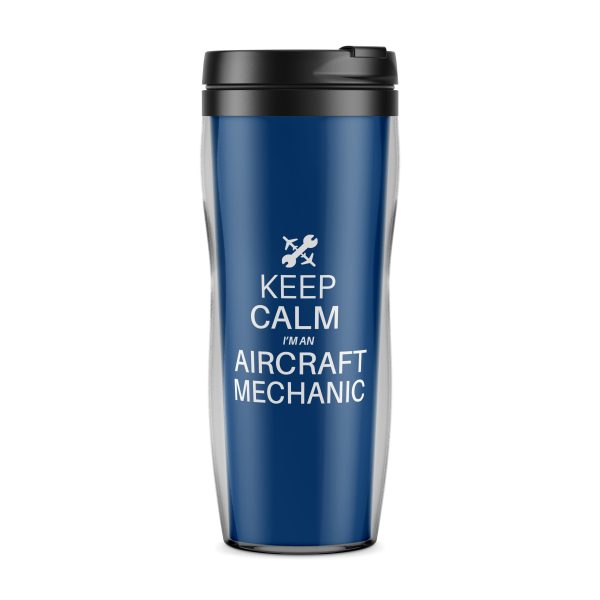 Aircraft Mechanic Designed Plastic Travel Mugs Hot on Sale