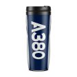 A380 Text Designed Plastic Travel Mugs Online Sale