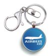 Airbus A320 Printed Designed Circle Key Chains For Sale