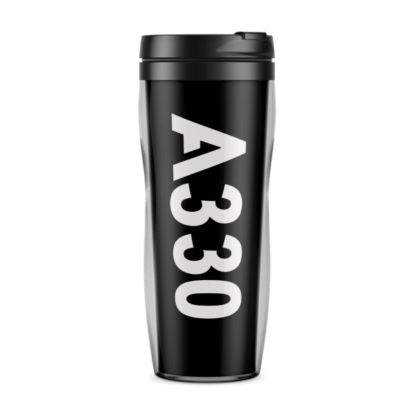 A330 Text Designed Plastic Travel Mugs For Cheap