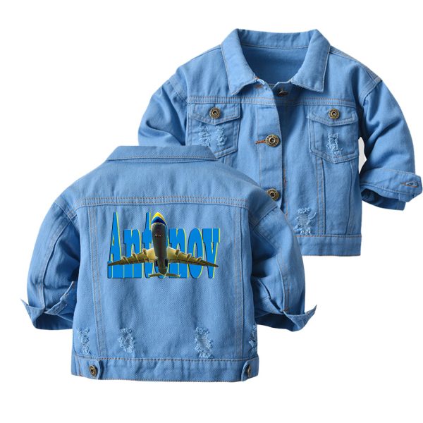 Antonov AN-225 (24) Designed Children Denim Jackets Discount