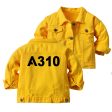 A310 Flat Text Designed Children Denim Jackets For Cheap