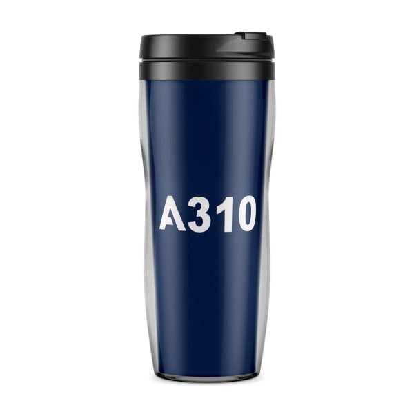 A310 Flat Text Designed Plastic Travel Mugs Sale