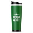 Airbus A321 & Plane Designed Stainless Steel Travel Mugs Online