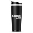 Airbus A319 & Text Designed Stainless Steel Travel Mugs on Sale