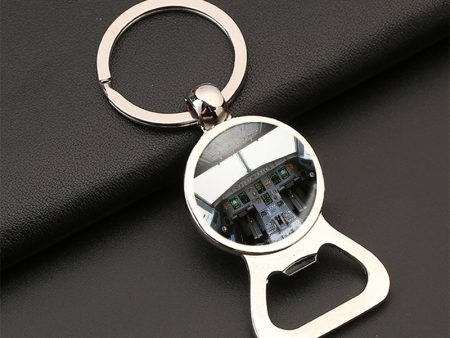 Airbus A320 Cockpit (Wide) Designed Bottle Opener Key Chains Supply