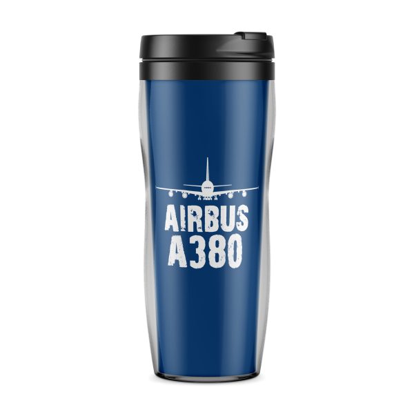 Airbus A380 & Plane Designed Plastic Travel Mugs Supply