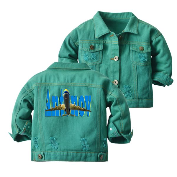 Antonov AN-225 (24) Designed Children Denim Jackets Discount