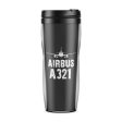 Airbus A321 & Plane Designed Plastic Travel Mugs Sale