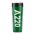 A220 Text Designed Plastic Travel Mugs Hot on Sale