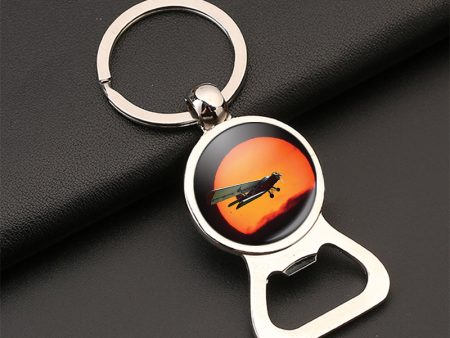 Amazing Antonov-2 With Sunset Designed Bottle Opener Key Chains For Discount