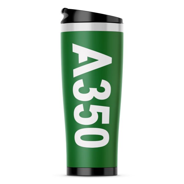 A350 Text Designed Stainless Steel Travel Mugs on Sale