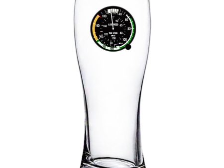 Airspeed Indicator Designed Pilsner Beer Glasses Online Sale