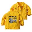 Airbus A330neo & Trent 7000 Designed Children Denim Jackets Online now