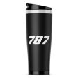 787 Flat Text Designed Stainless Steel Travel Mugs Sale