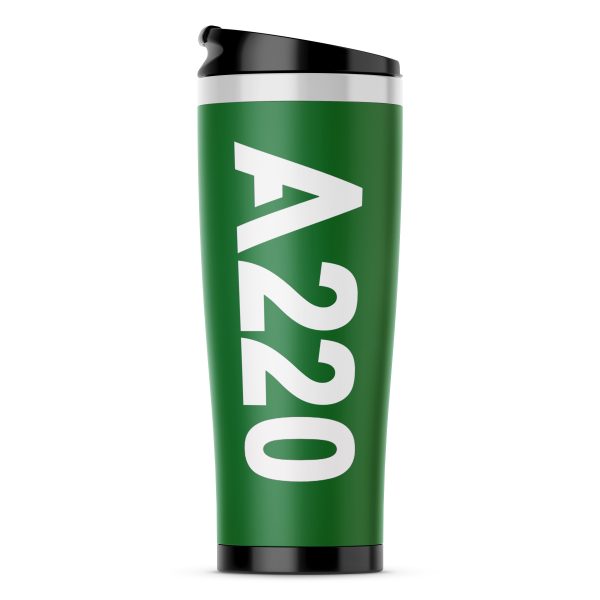 A220 Text Designed Stainless Steel Travel Mugs For Cheap