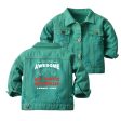 Air Traffic Controller Designed Children Denim Jackets Cheap