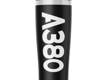 A380 Text Designed Stainless Steel Travel Mugs Sale