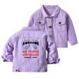 Air Traffic Controller Designed Children Denim Jackets Cheap