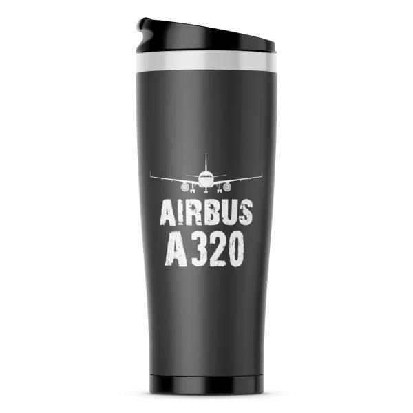 Airbus A320 & Plane Designed Stainless Steel Travel Mugs For Sale