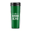 Airbus A340 & Plane Designed Plastic Travel Mugs Hot on Sale