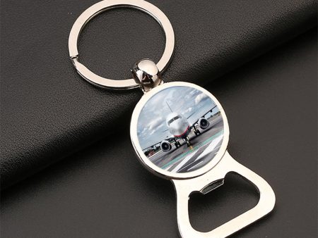 Amazing Clouds and Boeing 737 NG Designed Bottle Opener Key Chains For Sale