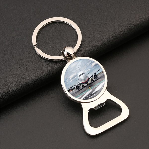 Amazing Clouds and Boeing 737 NG Designed Bottle Opener Key Chains For Sale