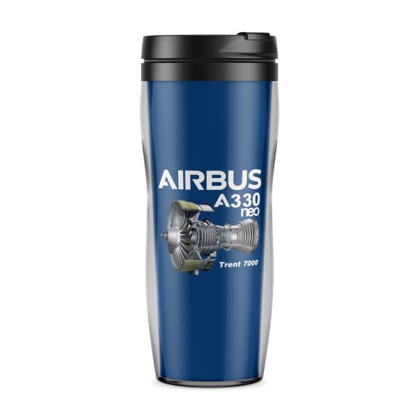 Airbus A330neo & Trent 7000  Designed Plastic Travel Mugs Online now