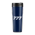 777 Flat Text Designed Plastic Travel Mugs Online Hot Sale