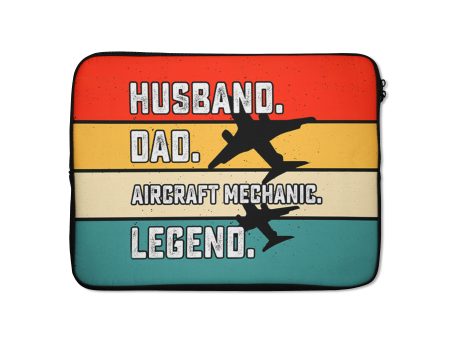 Husband & Dad & Aircraft Mechanic & Legend Designed Laptop & Tablet Cases Online Sale